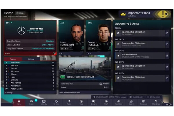 F1 Manager Edycja 2022 PlayStation 5