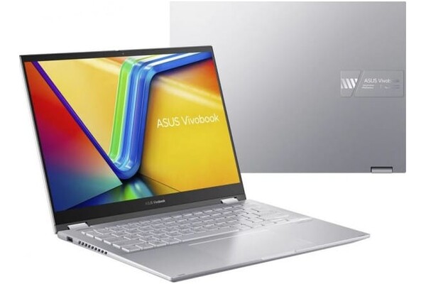 Laptop ASUS Vivobook Flip S14 14.0" Intel Core i5 13420H INTEL UHD 16GB 512GB SSD Windows 11 Professional srebrny