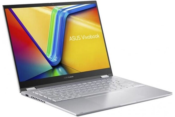 Laptop ASUS Vivobook Flip S14 14.0" Intel Core i5 13420H INTEL UHD 16GB 512GB SSD Windows 11 Professional srebrny