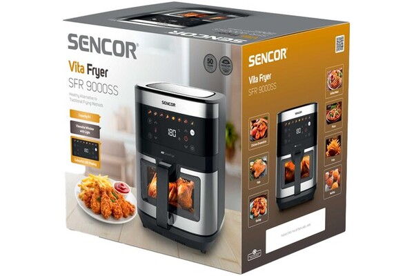Frytkownica beztłuszczowa Air Fryer SENCOR SFR9000SS 1700W
