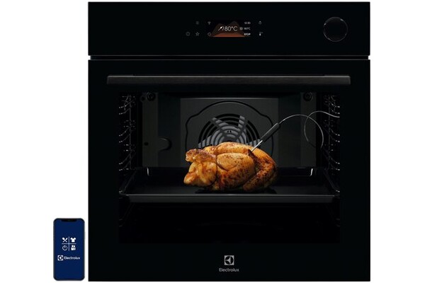 Piekarnik do zabudowy Electrolux LOC8H39WZ SteamCrisp elektryczny Parowy czarny