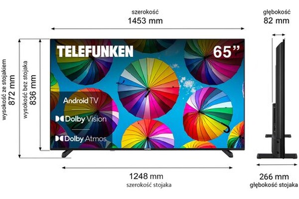 Telewizor TELEFUNKEN 65AEU2000 65" 4K Ultra HD