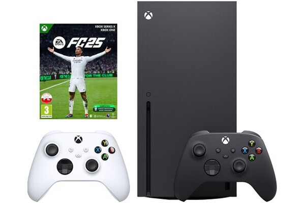Konsola Microsoft Xbox Series X czarny + EA Sports FC 25 Gra + Kontroler XBOX