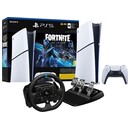 Konsola Sony PlayStation 5 Slim Digital biało-czarny + Kierownica