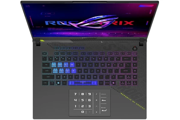 Laptop ASUS ROG Strix G16 16.0" AMD Ryzen 9 8940HX NVIDIA GeForce RTX 5070 Ti 16GB 1TB SSD Windows 11 Home szary