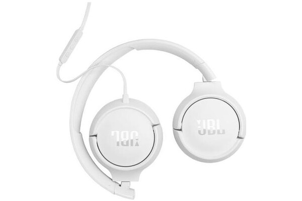 Słuchawki JBL Tune 520 Nauszne Przewodowe biały