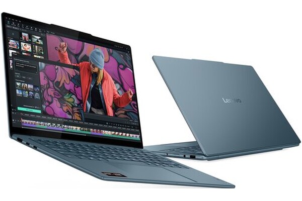 Laptop Lenovo Yoga SLIM 7 14.0" AMD Ryzen AI 5 340 340 AMD Radeon 840M 16GB 512GB SSD Windows 11 Home niebieski