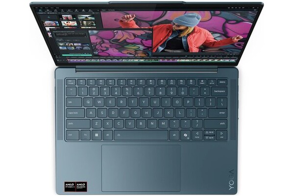 Laptop Lenovo Yoga SLIM 7 14.0" AMD Ryzen AI 5 340 340 AMD Radeon 840M 16GB 512GB SSD Windows 11 Home niebieski