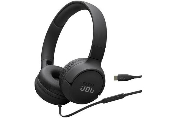 Słuchawki JBL Tune 520 Nauszne Przewodowe czarny