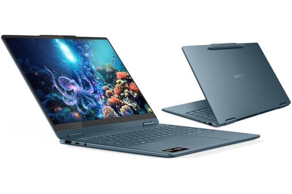 Laptop Lenovo Yoga 7 14.0" AMD Ryzen AI 5 340 340 AMD Radeon 840M 16GB 512GB SSD Windows 11 Home niebieski