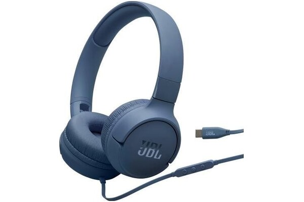 Słuchawki JBL Tune 520 Nauszne Przewodowe niebieski