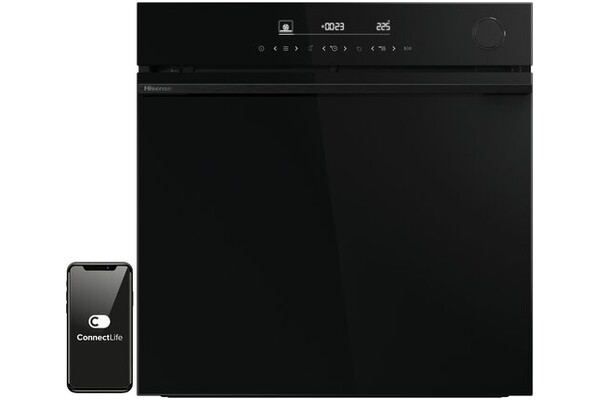 Piekarnik do zabudowy Hisense BSA6634PBG8 elektryczny Parowy czarny
