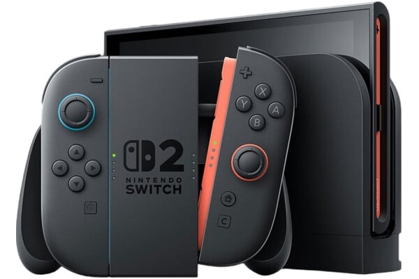 Konsola Nintendo Switch 2 256GB czarny + Mario Kart World + lewy i prawy kontroler Joy-Con 2