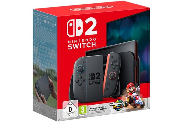 Konsola Nintendo Switch 2 czarny + Mario Kart World