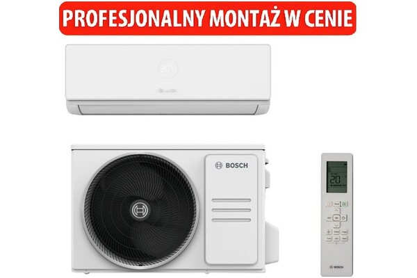Klimatyzator ścienny SPLIT z montażem Bosch CL4000I 52 E Climate 1450W 57dB