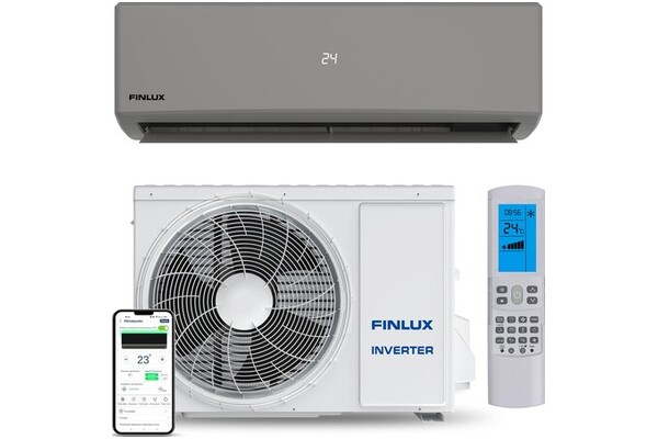 Klimatyzator ścienny SPLIT Finlux FNAC1S12GR 3400W 52dB
