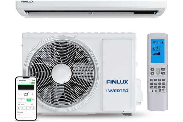 Klimatyzator ścienny SPLIT Finlux FNAC1S09WH 2500W 52dB