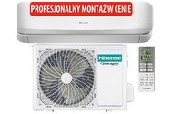 Klimatyzator ścienny SPLIT z montażem Hisense QJ35XJ3AG/AS35XJ3EW 3500W 58dB