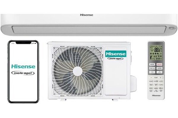 Klimatyzator ścienny SPLIT z montażem Hisense QE35XV0EG Energy Pro 3500W 54dB