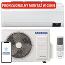 Klimatyzator ścienny SPLIT z montażem Samsung AR12AXKAAWKN/EU WindFree Pure 1.0 3500W 58dB