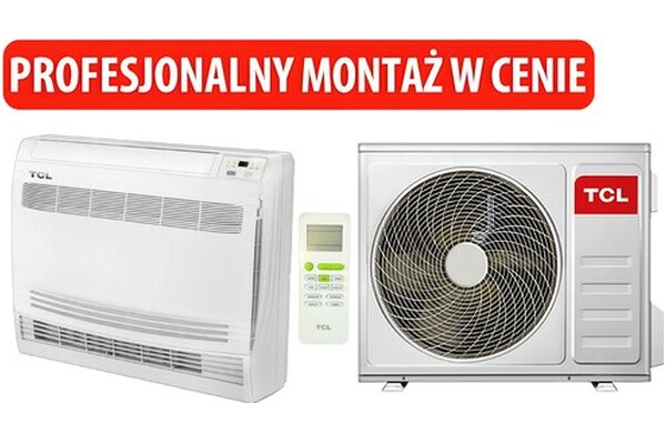 Klimatyzator ścienny SPLIT z montażem TCL TCC12ZHRH 3400W 52dB