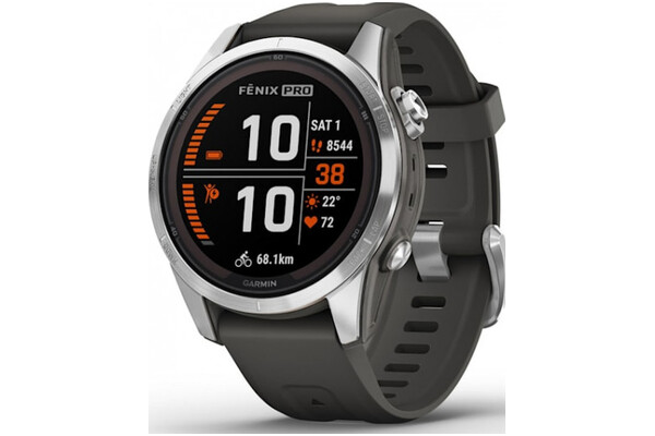 Smartwatch Garmin Fenix 7S Pro Solar grafitowy