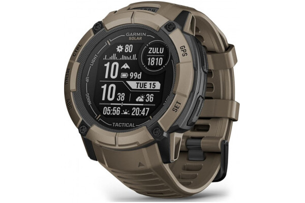 Smartwatch Garmin Instinct 2X Solar Tactical zielony