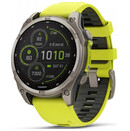 Smartwatch Garmin Fenix 8 Sapphire Solar grafitowo-żółty