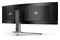 Monitor 49.0" AOC PD49 srebrny