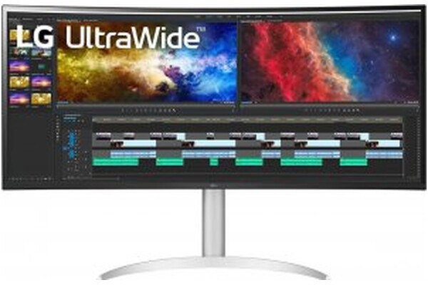 Monitor 37.5" LG UltraWide 38BQ85 biało-srebrny