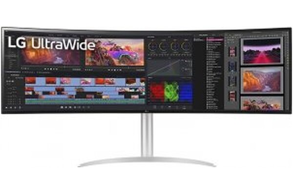 Monitor 49.0" LG UltraWide 49BQ95 biało-srebrny