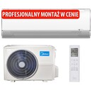 Klimatyzator ścienny SPLIT z montażem Midea MSFAAU-09HRFN8-QRD6GW 2600W 55dB