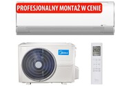 Klimatyzator ścienny SPLIT z montażem Midea MSFAAU-09HRFN8-QRD6GW 2600W 55dB