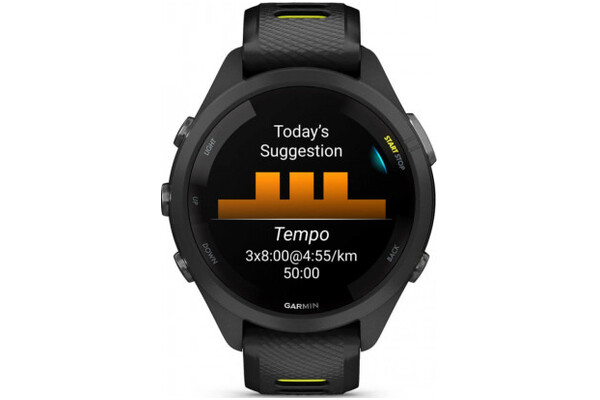 Smartwatch Garmin Forerunner 265S czarno-żółty