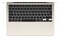 Laptop Apple MacBook Air 13.6" Apple M3 M3 (10 rdz.) 16GB 512GB SSD M.2 macOS złoty