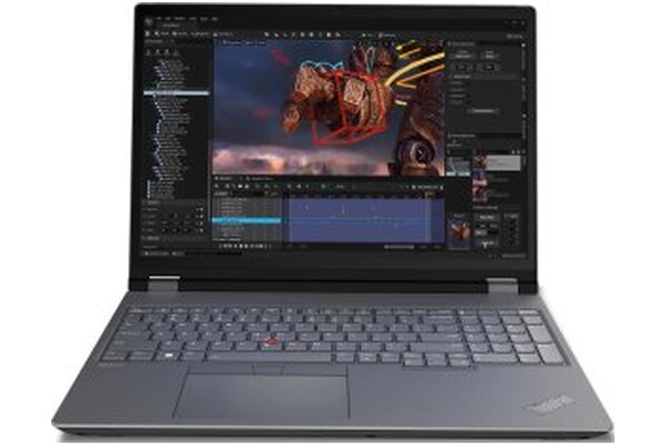 Laptop Lenovo ThinkPad P16 16.0" Intel Core i7 14700HX NVIDIA RTX 2000 Ada Generation 32GB 1TB SSD M.2 Windows 11 Professional szary