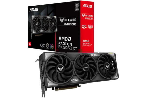 Karta graficzna ASUS RX 9060 XT TUF Gaming OC 16GB GDDR6