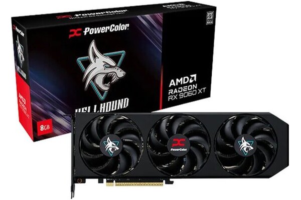 Karta graficzna POWERCOLOR RX 9060 XT Hellhound OC 8GB GDDR6