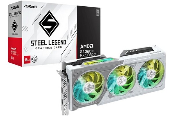 Karta graficzna ASrock RX 9060 XT Steel Legend OC 16GB GDDR6