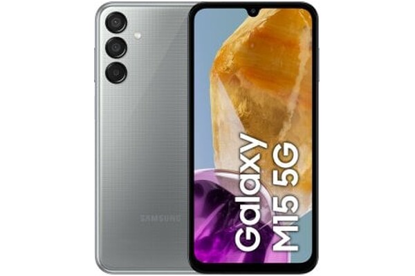 Smartfon Samsung Galaxy M15 5G szary 6.46" 4.0GB/128.0GB