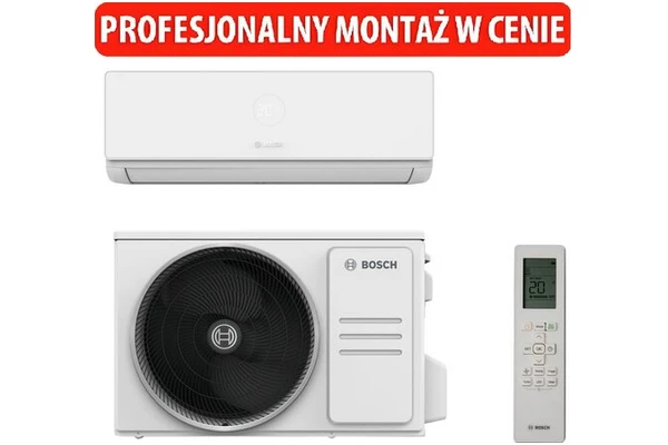 Klimatyzator ścienny SPLIT z montażem Bosch CL4000I 35 E Climate 1000W 55dB