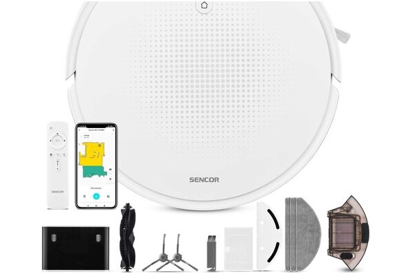 Odkurzacz SENCOR SRV7450WH robot sprzątający z pojemnikiem biały