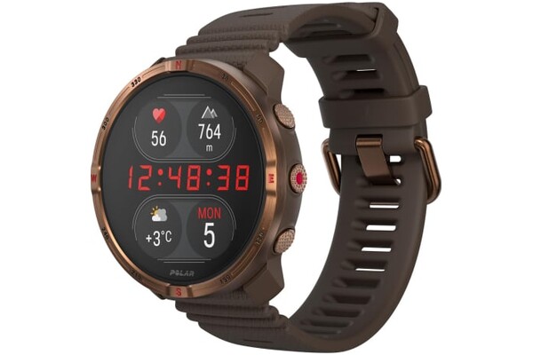 Smartwatch Polar Grit X 1.28" brązowy