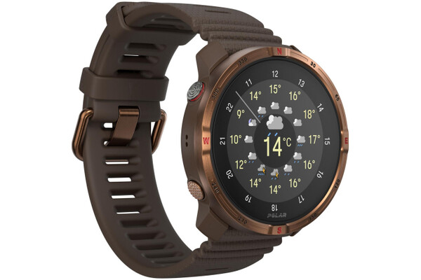 Smartwatch Polar Grit X 1.28" brązowy