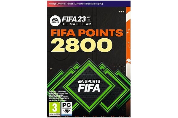 Karta Pre paid FIFA 23 Edycja 2800 FIFA Points PC
