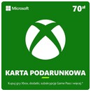 Kod podarunkowy 70 PLN Xbox (One/Series S/X)