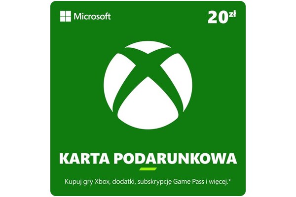 Kod podarunkowy 20 PLN Xbox (One/Series S/X)