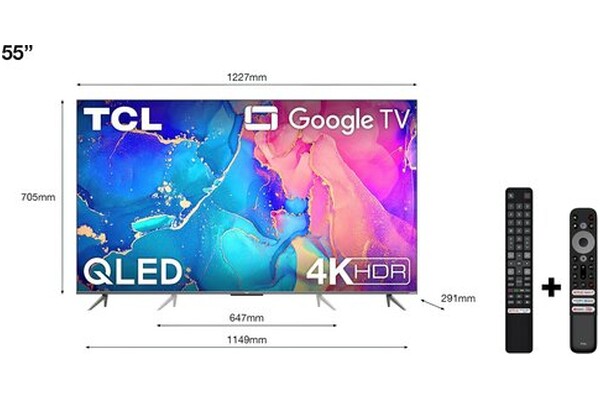 Telewizor TCL 55" 4K Ultra HD 55C635