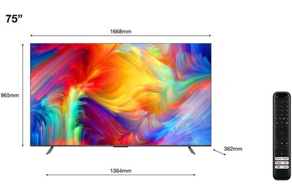 Telewizor TCL 75" 4K Ultra HD 75P735
