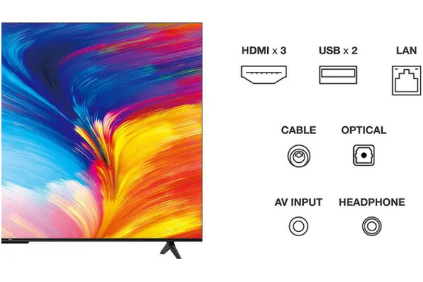 Telewizor TCL 50" 4K Ultra HD 50P631